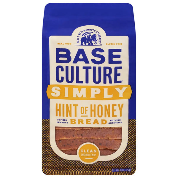 Base Culture Gluten Free Simply Hint of Honey Bread | GlutenFreePalace