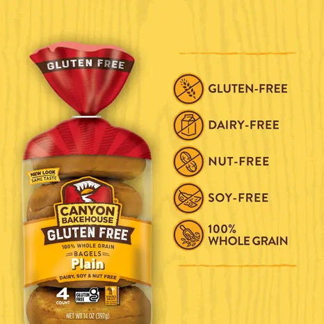 Canyon Bakehouse Plain Bagels - 5