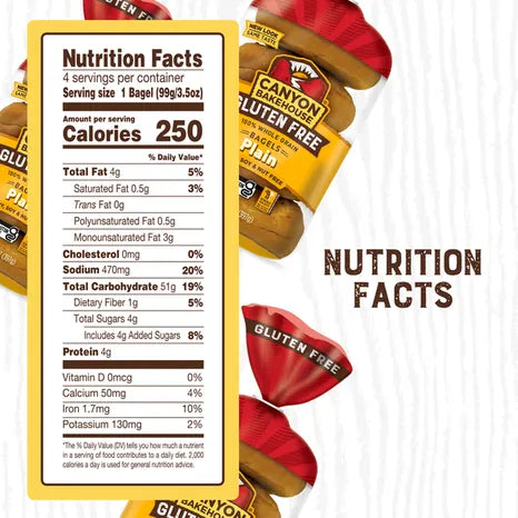 Canyon Bakehouse Plain Bagels - 3