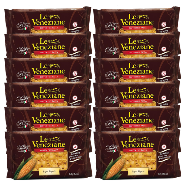 Le Veneziane Corn Pasta Pipe Rigate - 5