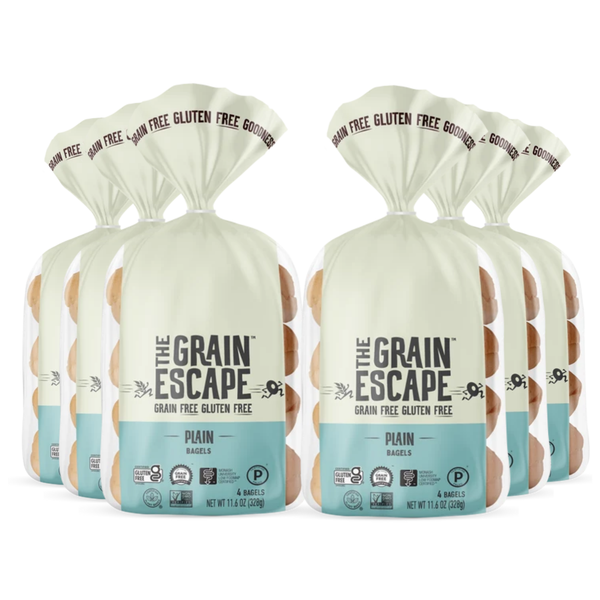 The Grain Escape Plain Bagels - 5