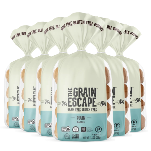 The Grain Escape Plain Bagels - 5