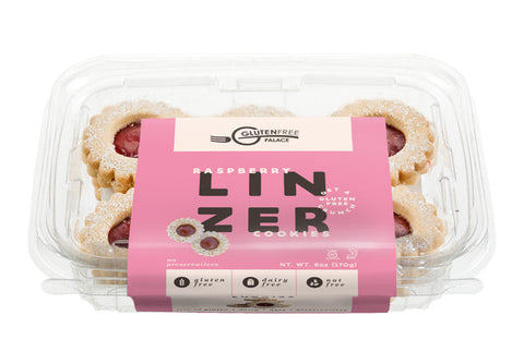 Gluten Free Palace Raspberry Linzer Cookies