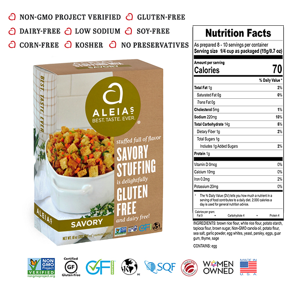 Aleia's Savory Stuffing Mix - 2