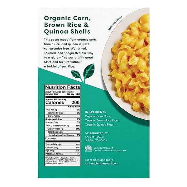 Ancient Harvest Quinoa Pasta, Shells, (12 Pack) - 2