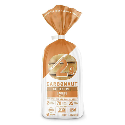 Carbonaut Gluten Free Plain Bagels