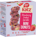 Katz Strawberry Frosted Sprinkle Mini Donuts - 1
