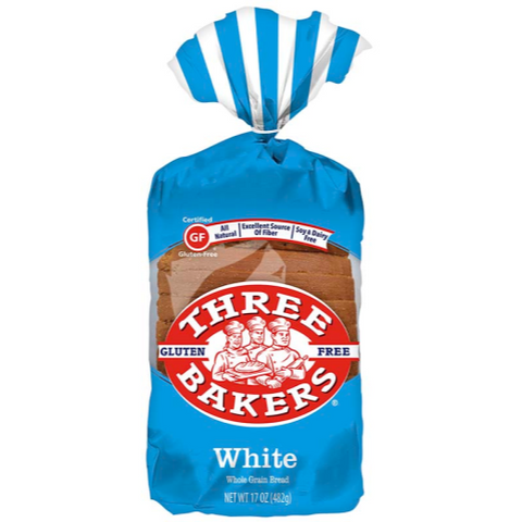 Three Bakers Whole Grain White Bread