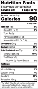 Carbonaut Gluten Free Lemon Blueberry Bagels - 3