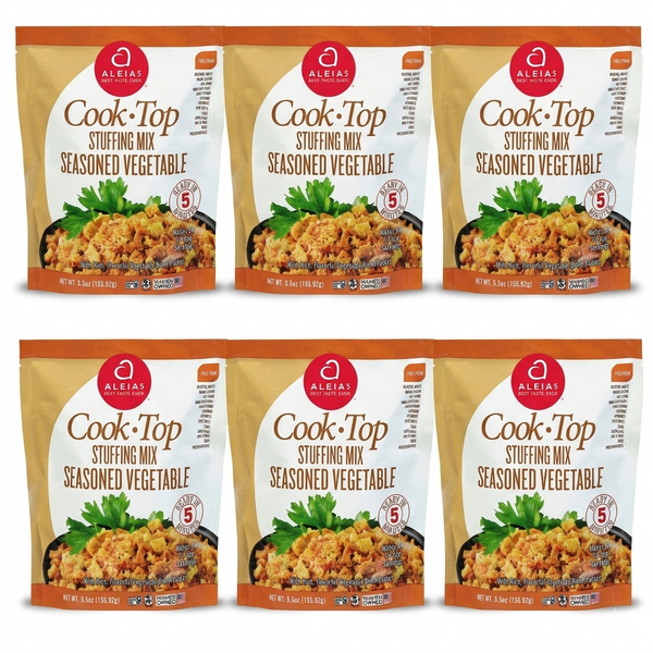 Aleia's Cook Top Stuffing Mix- Seasoned Vegetable - 7