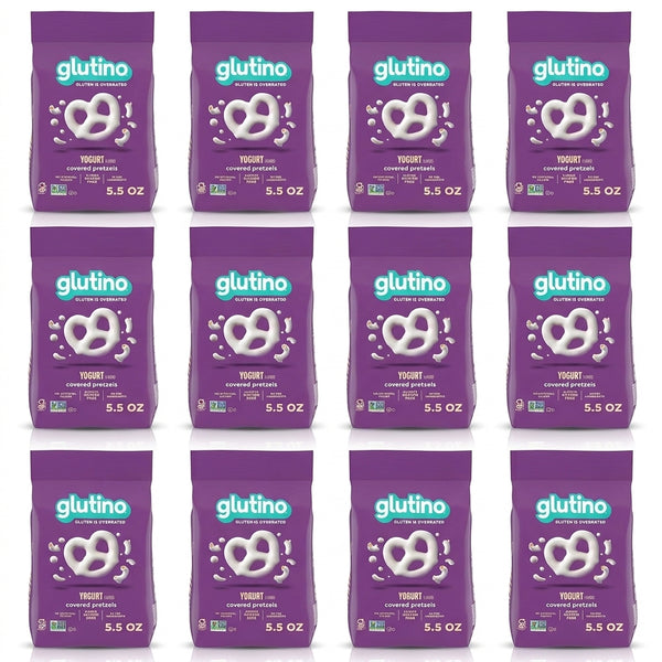 Glutino Yogurt Covered Pretzel - 8