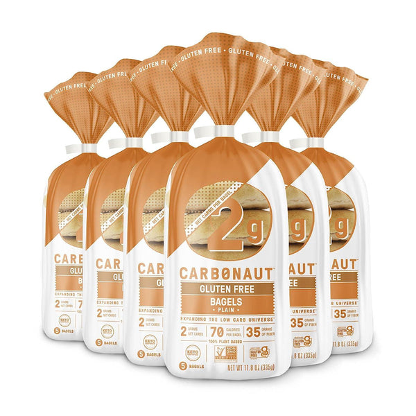 Carbonaut Gluten Free Plain Bagels - 7