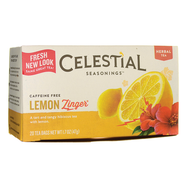 Celestial Seasonings - Lemon Zinger Herbal Tea | GlutenFreePalace