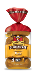 Canyon Bakehouse Plain Bagels - 1